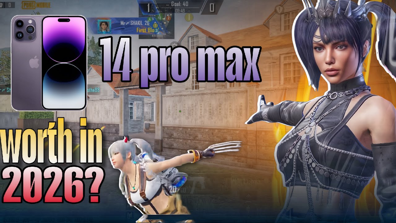 iPhone 14 Pro Max TDM PUBG/BGMI TEST in 2026 🔥| Smooth+120fps Graphics 😍