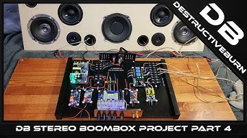 DIY Stereo Boombox Project 1 Part 4 - Front Face and VU Meter