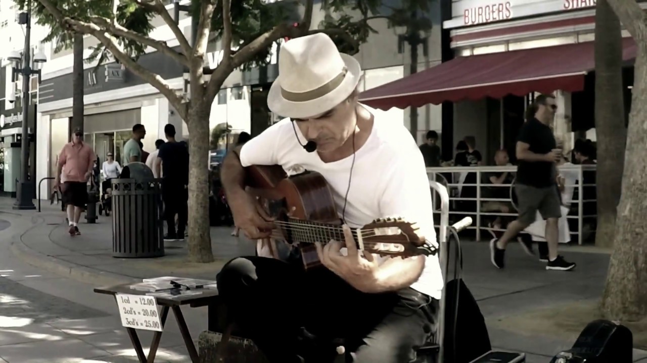 Amazing Acoustic Guitar Street Performer in LA. California YouTube