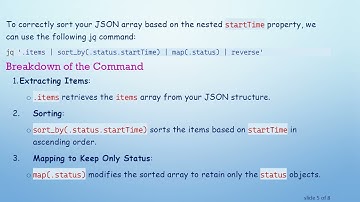 How to Sort an Array on a Nested Property in JSON Using jq