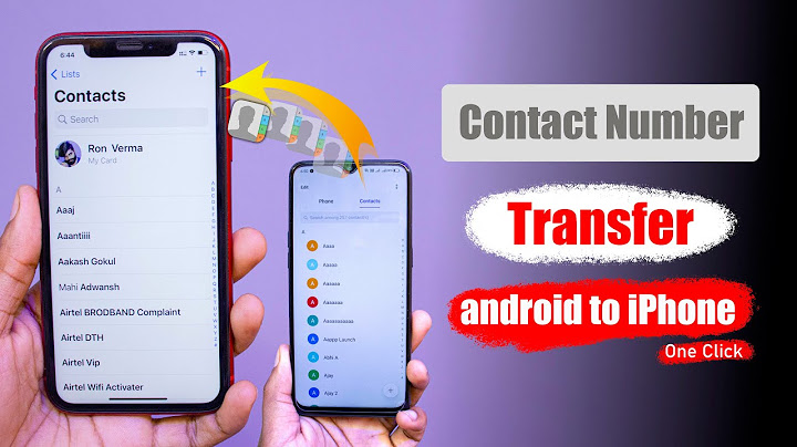 How to transfer contacts from android to iphone with google