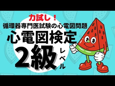 【力試し！心電図検定2級レベル】循環器専門医試験の心電図問題を解く！