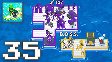 War of Rafts: Crazy Sea Battle - Gameplay Walkthrough Part 35 - Casual Games To Play (iOS, Android)