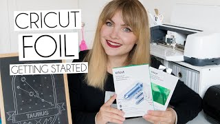 getting started with the new cricut foil transfer system | un-boxing, setup, projects & uk based