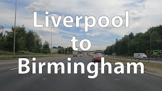[4K] Driving from Liverpool to Birmingham (UK)