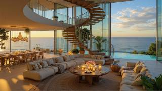 Inside a Sunset Ocean Villa π
| Gentle Jazz Piano in a Calm, Open Living Space πΏ