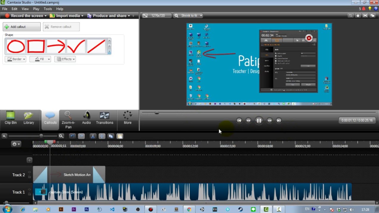 แคนตาเซีย 2022 New Camtasia Studio 8 สอนการใช้งานโปรแกรมอัดหน้าจอดีๆ ลูกเล่นเยอะ