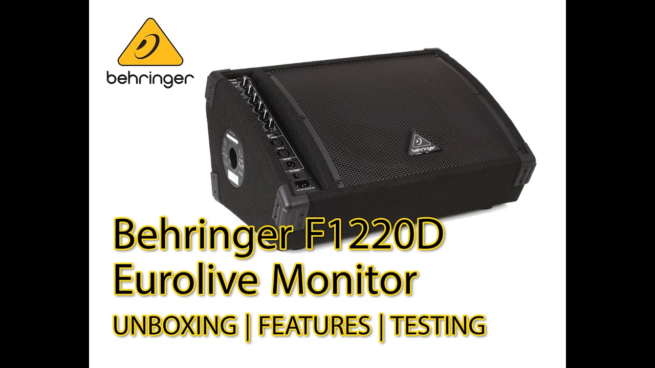 Behringer Eurolive F1220D 250W 12 inch Active Floor Monitor
