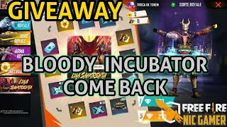 News come back! bloody free fire incubator giveaway weekly memberships