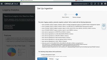 Terminating Logging Analytics on Oracle cloud