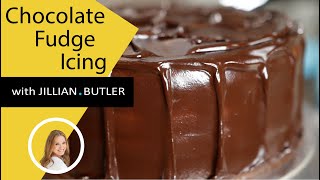 Chocolate Fudge Icing Frosting | Make your cakes shine!!