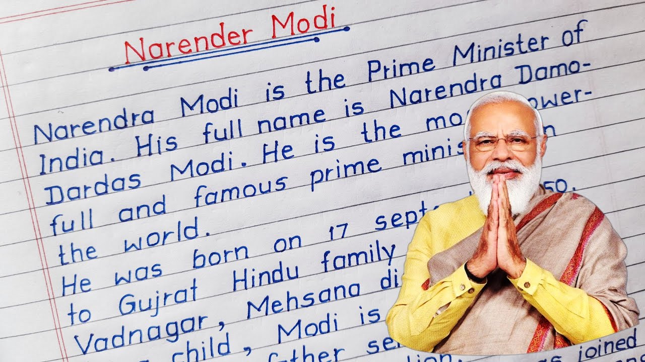 Narendra Modi Biography In English | Biography - YouTube