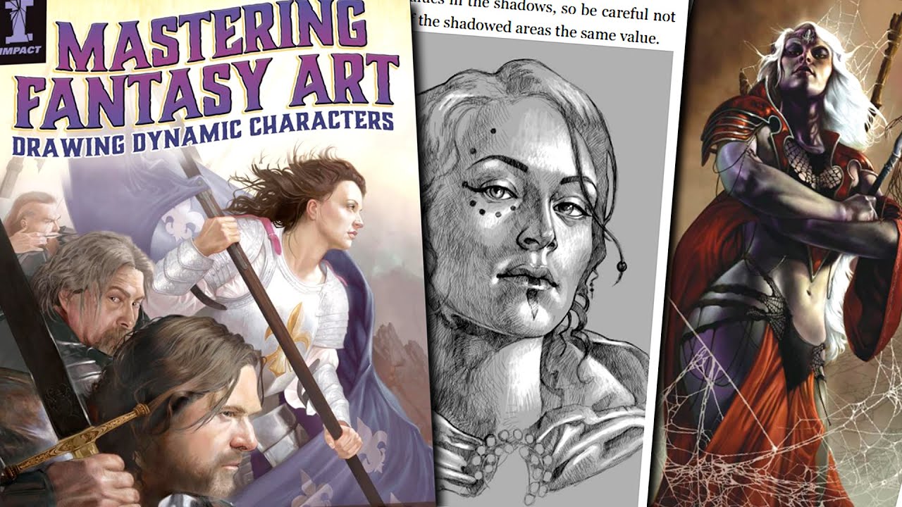 Mastering Fantasy Art Drawing Dynamic Characters, People, Posted, Creatures \U0026 More. Art Book Review