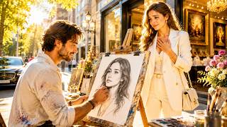 Street Artist Drew Portrait for Teary Widow—She Was Gallery Owner Who Made Him World Famous
