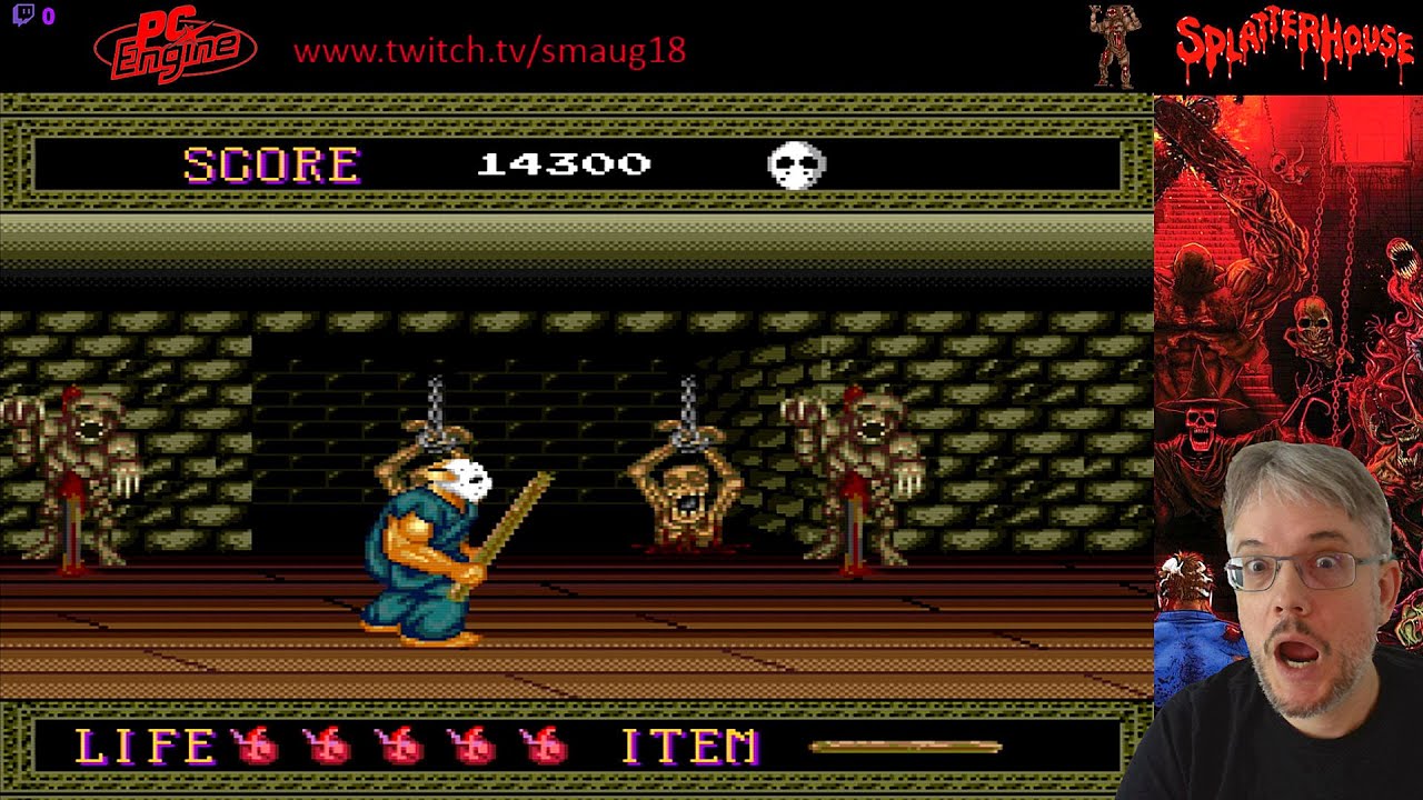 Splatterhouse PC Engine Halloween 2020 Stream - YouTube