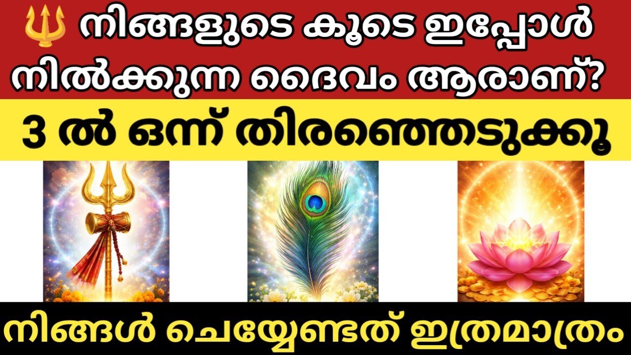🔱 നിങ്ങളുടെ കൂടെ ഇപ്പോൾ നിൽക്കുന്ന ദൈവം ആരാണ്? |3ചിത്രങ്ങളിൽ ഒന്ന് തിരഞ്ഞെടുക്കൂ|Thodukuri Malayalam