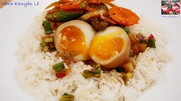 TRỨNG GÀ NGÂM NƯỚC TƯƠNG HÀN QUỐC - Cách luộc Trứng Lòng Đào - Mayak eggs by Vanh Khuyen