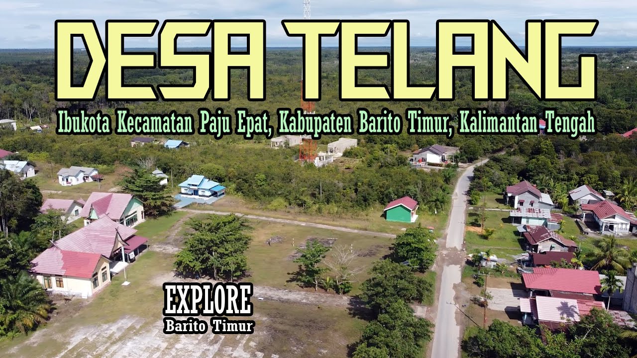 DESA TELANG, KAMPUNG DAYAK MAANYAN DI KECAMATAN PAJU EPAT || KAB. BARITO TIMUR