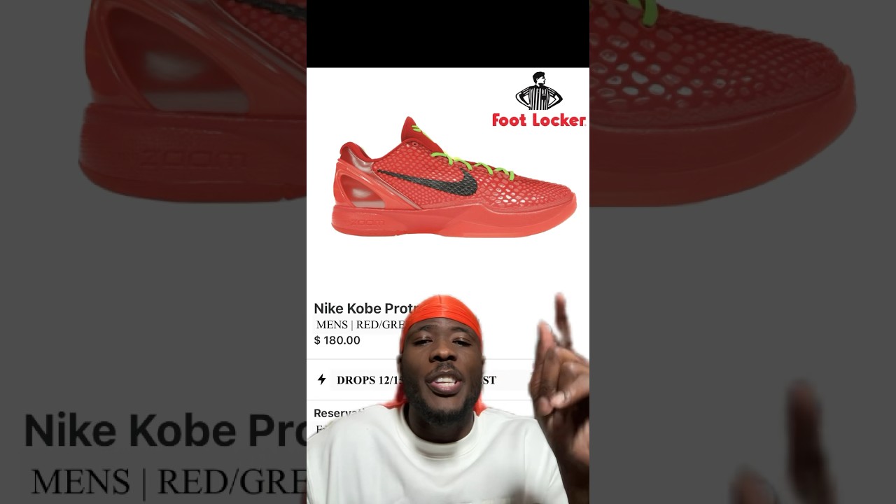 kobe 6 grinch foot locker