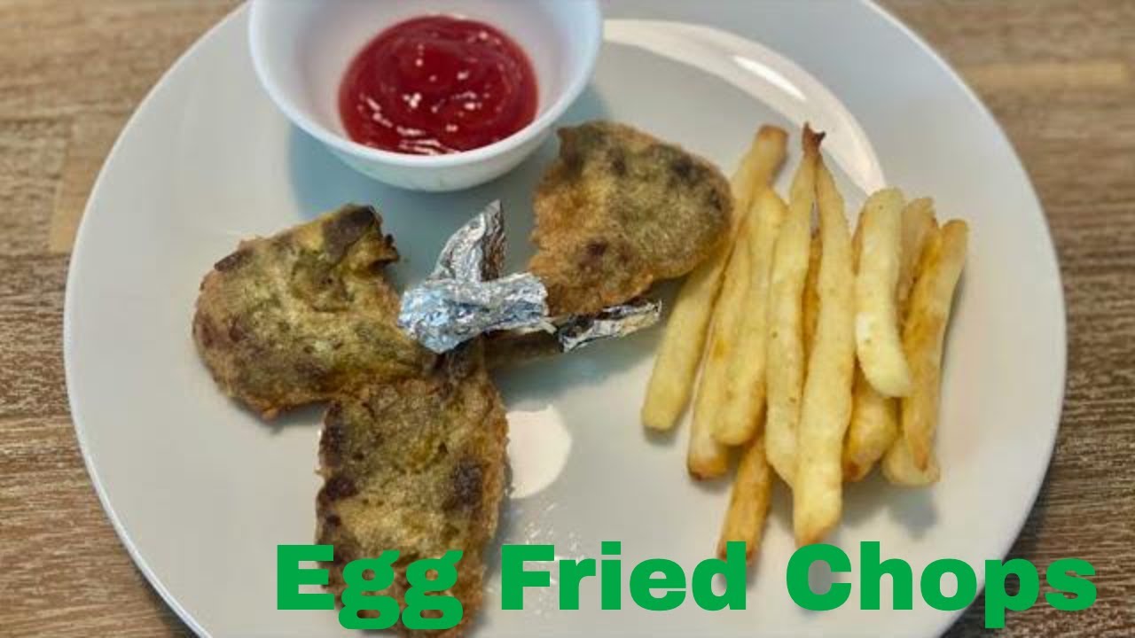 Egg Fried Chops - Mutton Chops - Simple - Delicious
