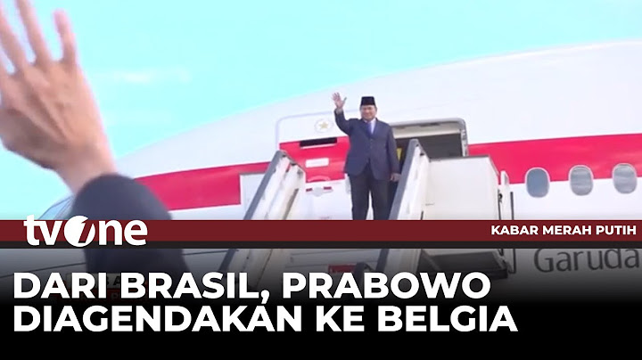 Akhiri Lawatan, Prabowo Tinggalkan Brasil Menuju Belgia | Kabar Merah Putih tvOne