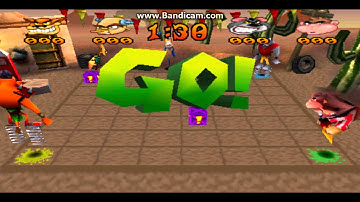 Crash Bash - review - El Pogo Loco ( Trophy challenge )