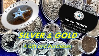 Silver & Gold Purchases: BONUS:  Backyard Bullion & Silver Stuck