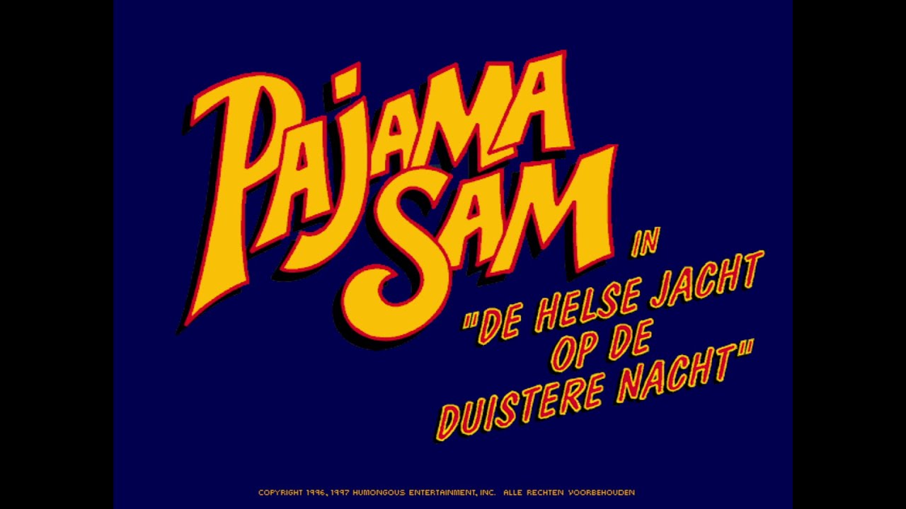Pajama Sam 1 De Helse Jacht Op De Duistere Nacht (1996) - Nederlands Gameplay (Geen Commentaar)