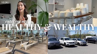 healthy & wealthy VLOG: living like "THAT" girl, new car shopping, reformer pilates + lots of chats