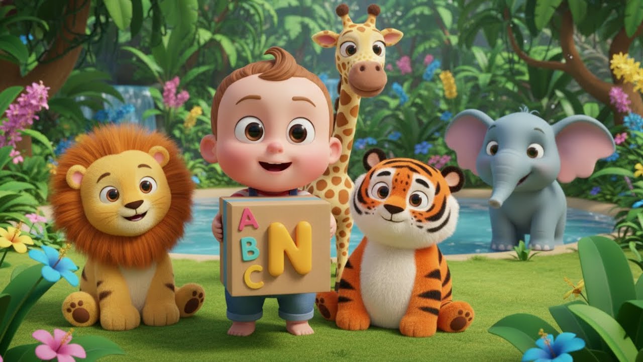 ABC Surprise Box with Animals | kids nursery rhymes | Baby Song, Alphabet & Animal Cartoon 🐶🔤🎁