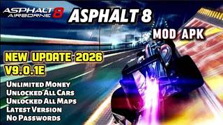 Asphalt 8 Mod Apk 9.0.1E | Unlimited Money & Unlock Cars | Latest Version 2026 screenshot 1