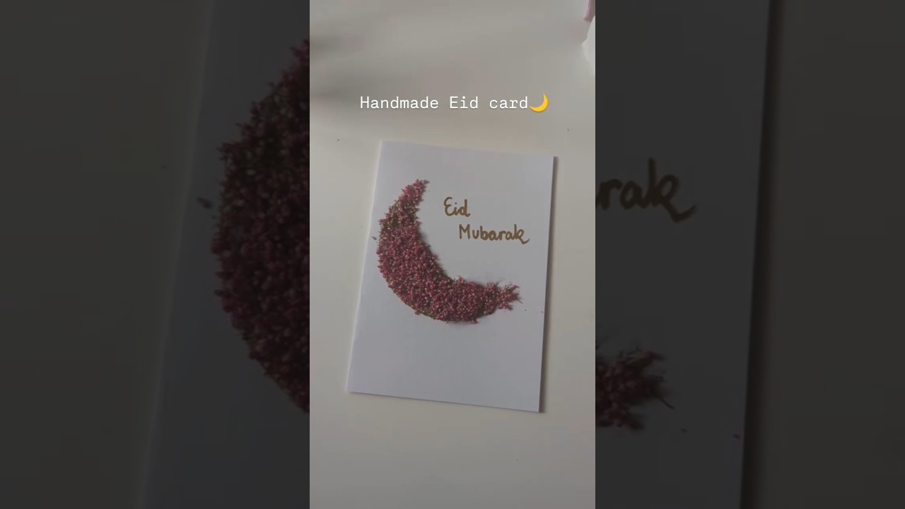 DIY your eid card ! 