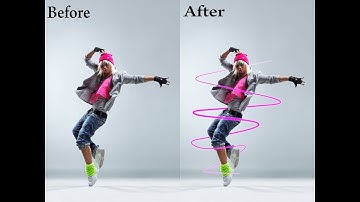 Adobe Photoshop CS6   Basic Neon Lines  Tutorial Neon Glow Lines Effect around Person