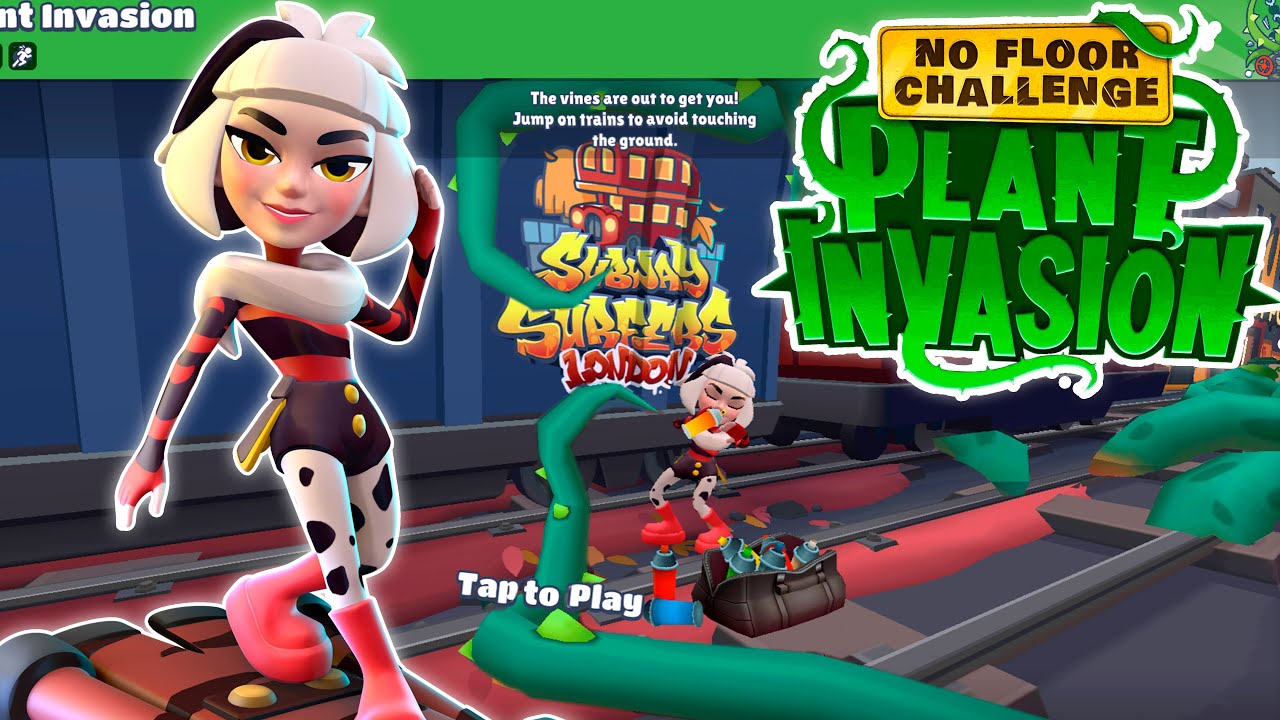 Subway Surfers Plant Invasion: No Floor Challenge in LONDON 2023