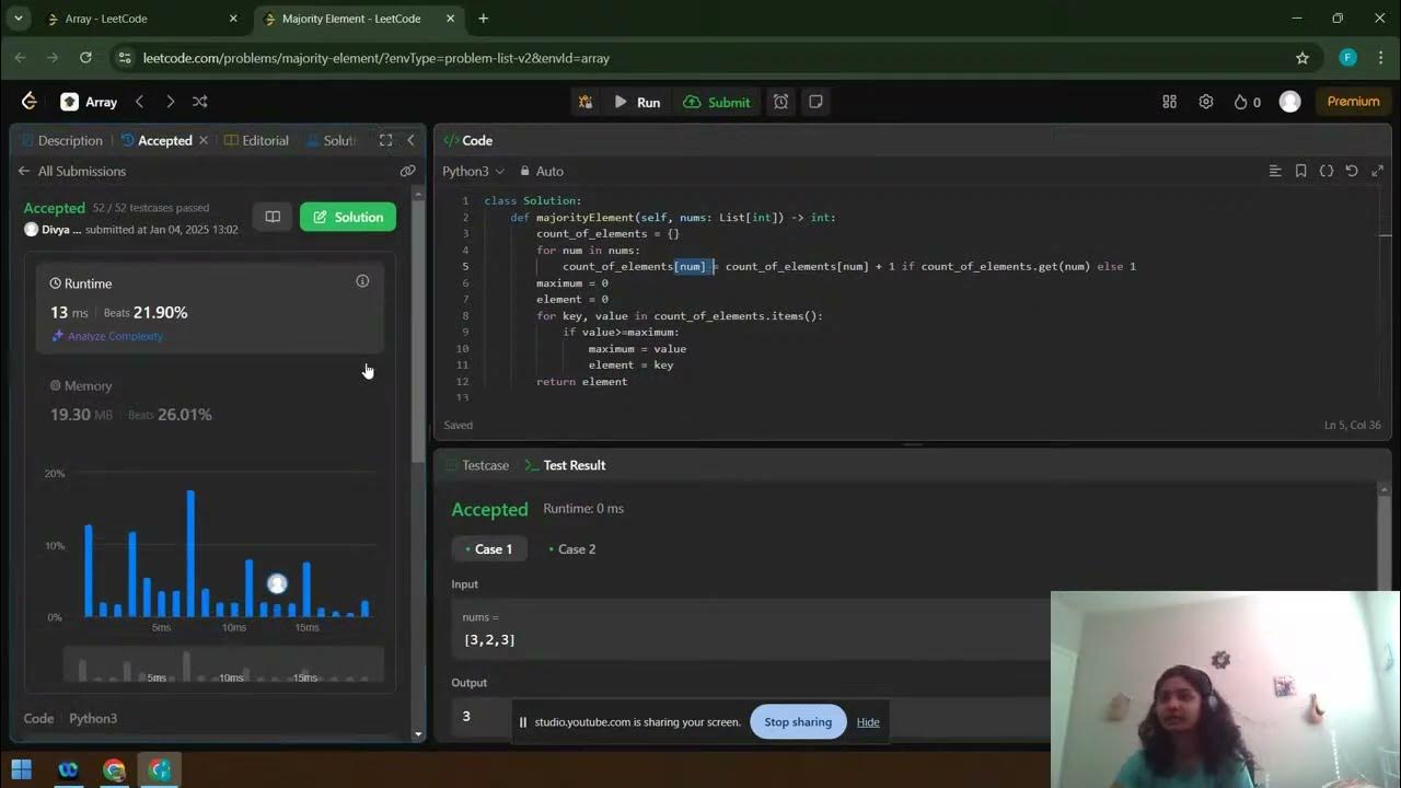 Leetcode day-1 practice - YouTube