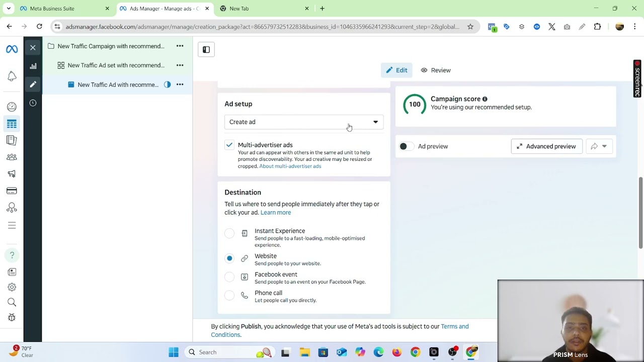 Class 4 - How to Use Facebook Traffic Objective for Website Sales (Step-by-Step)