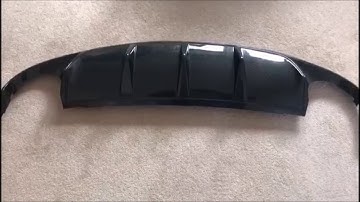 Jaguar XF X250 08-15 XFRS style Ultimate Carbon Fibre rear Diffuser Valance Splitter