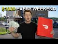 Make $1,000 Every Weekend w/ Doordash, Grubhub, and Uber Eats | Friday Shift