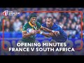 The best start to a Rugby World Cup match ever?! | France v South Africa | RWC 2023