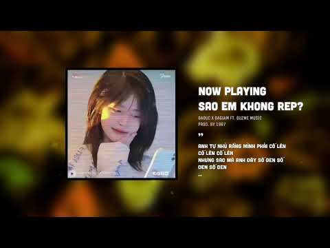 Video Sao em không rep tin nhắn anh...Sao Em Không... - youtube