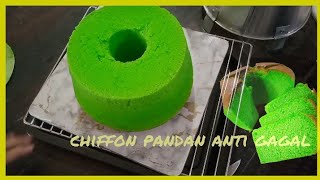 RESEP CHIFFON PANDAN MENUL MUDAH ANTI GAGAL #chiffon  #pandan #chiffoncake