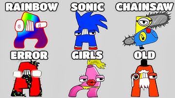 Alphabet Lore But Everyone ALL Different Versions (Full Version)