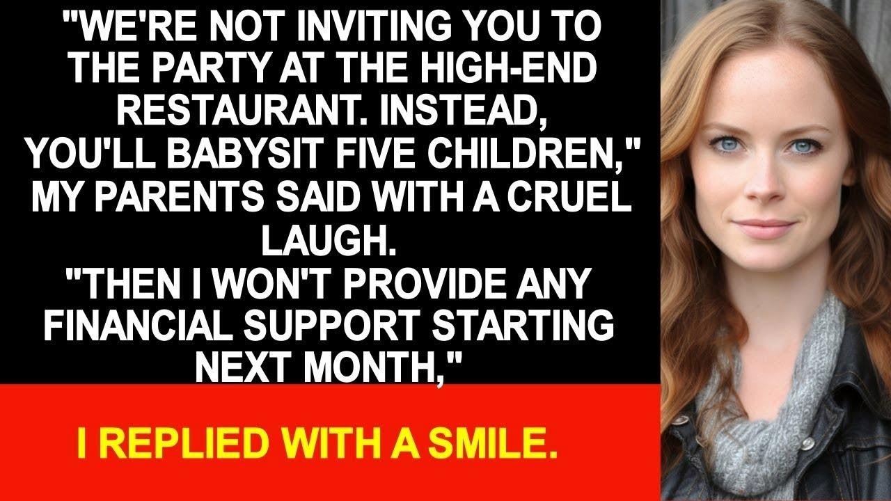 Parents Uninvited Me On Christmas Party and They Expected Me To Babysit 5 kids