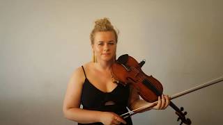 Video thumbnail of "Weronika Mońka: Shakti with John McLaughlin "La Danse Du Bonheur" Violin Solo transcription"