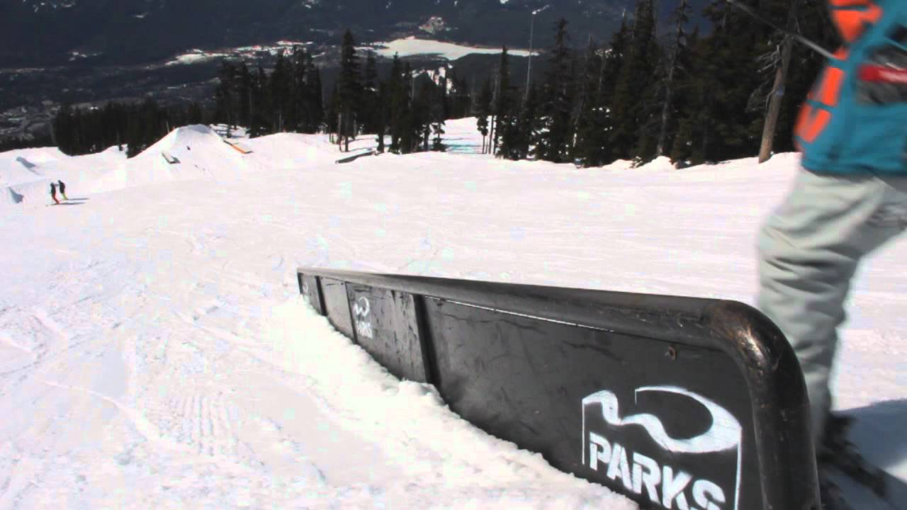 How to 270 off of rails trailer - Intermediate jibbing video - by Ski Addiction