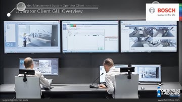 Bosch BVMS Operator Client: User Interface Overview