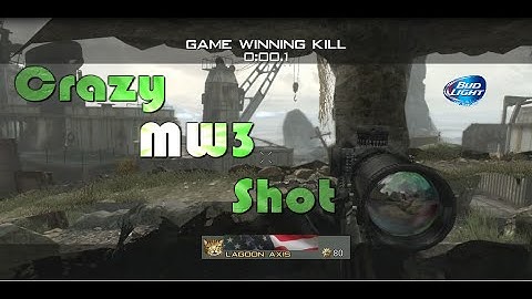 Crazy MW3 Out Of The Map Shot! | lagoon axis