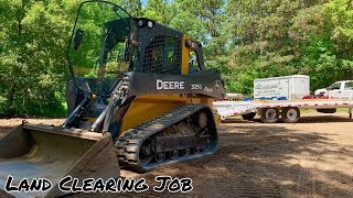 John Deere 325G Land Clearing With Grapple