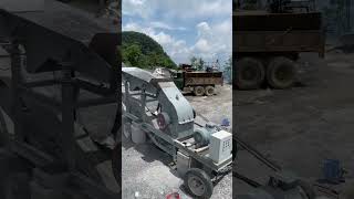 Btma Mobile Hammer Crusher With Vibrating Feeder And Conveyor.