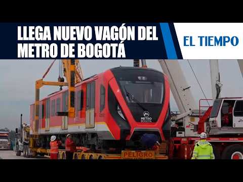 Tren número 19 del metro de Bogotá llega al patio taller de Bosa | EL TIEMPO